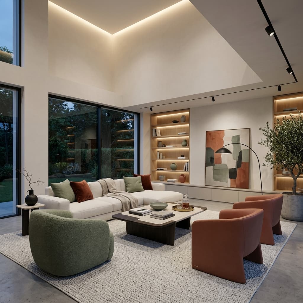 Premium luxury living room by Dcour